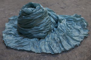Crinkle Seidenschal-helles-blau819711
